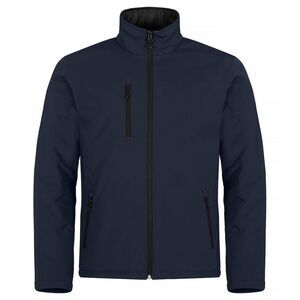 Clique Mens Padded Soft Shell Jacket / Dark Navy